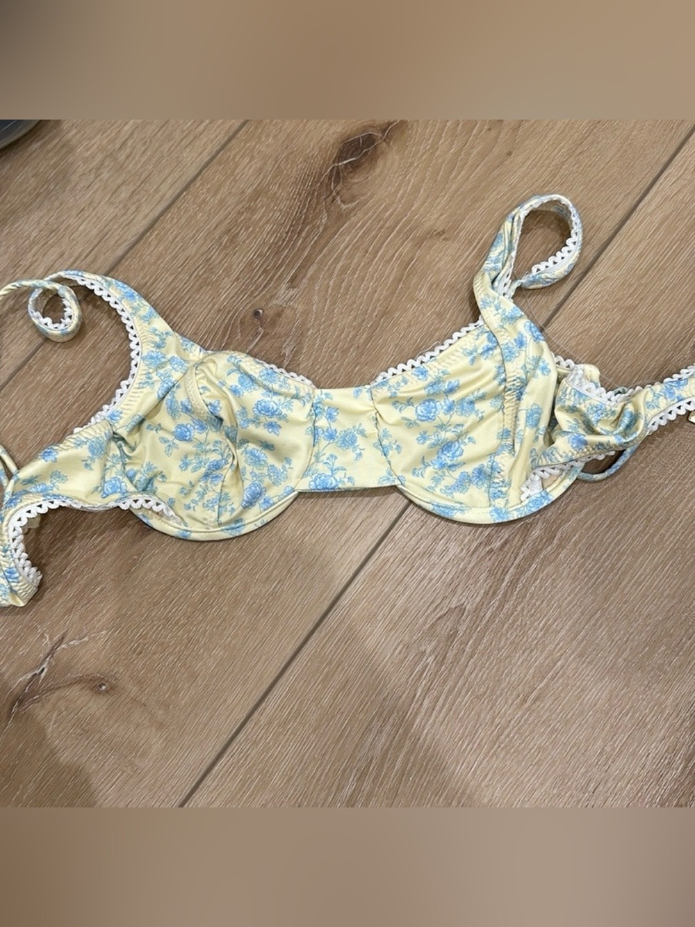 YLLW the label bikini top and bottom
